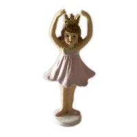 porcelain ballerina arms up