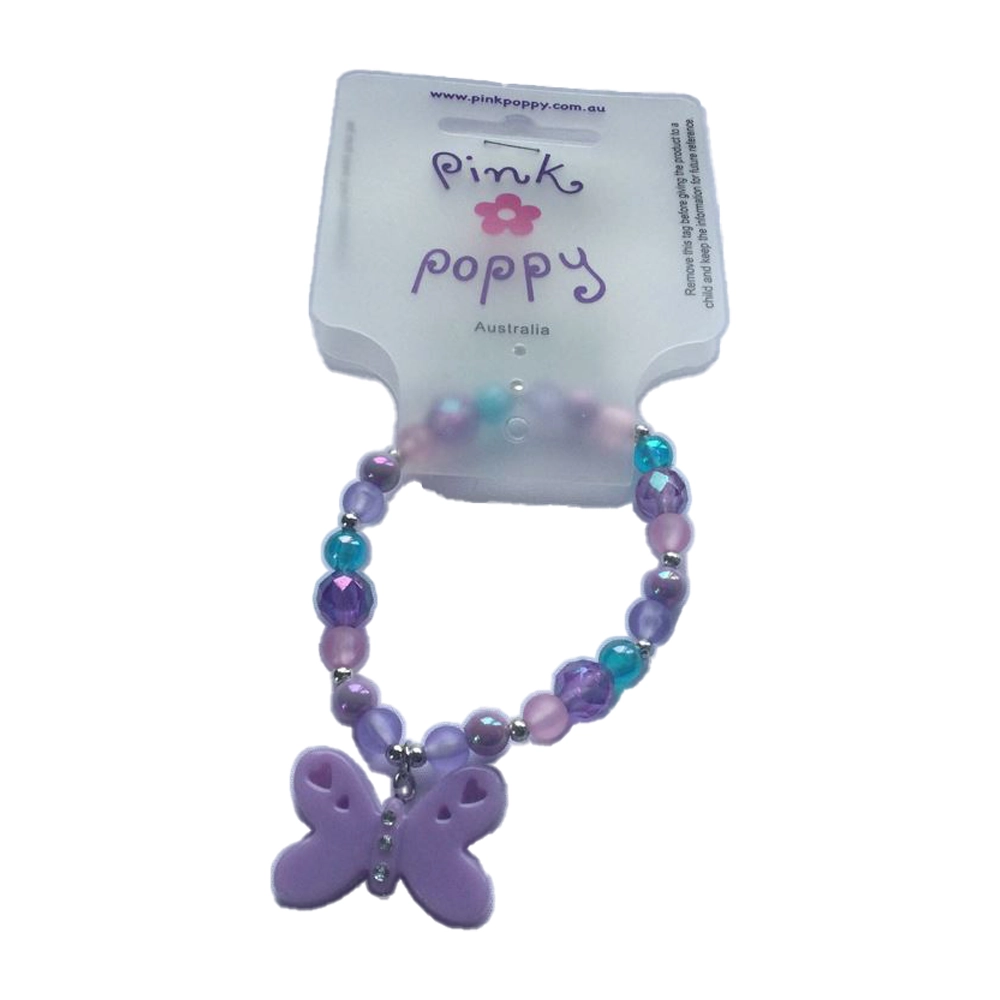 purple butterfly bracelet
